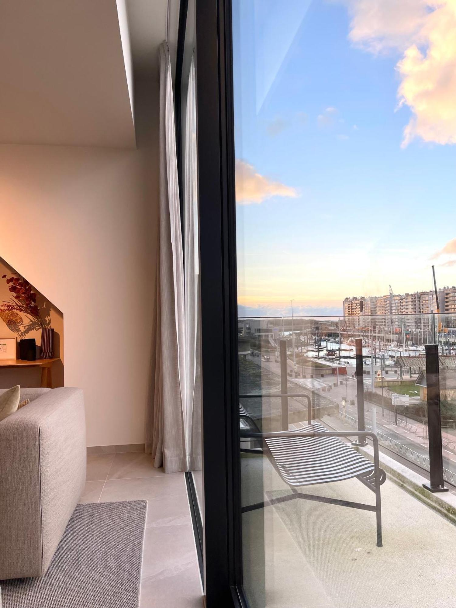Molo Roof - Stylish Penthouse With Marina View Blankenberge Within Walking Distance From The Sea - 15 Km From Bruges Lejlighed Eksteriør billede